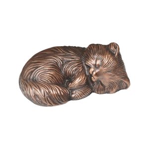 Sleeping Kitty Copper Statue - Cat Memorial - Allied Veterinary Cremation in Manheim, PA